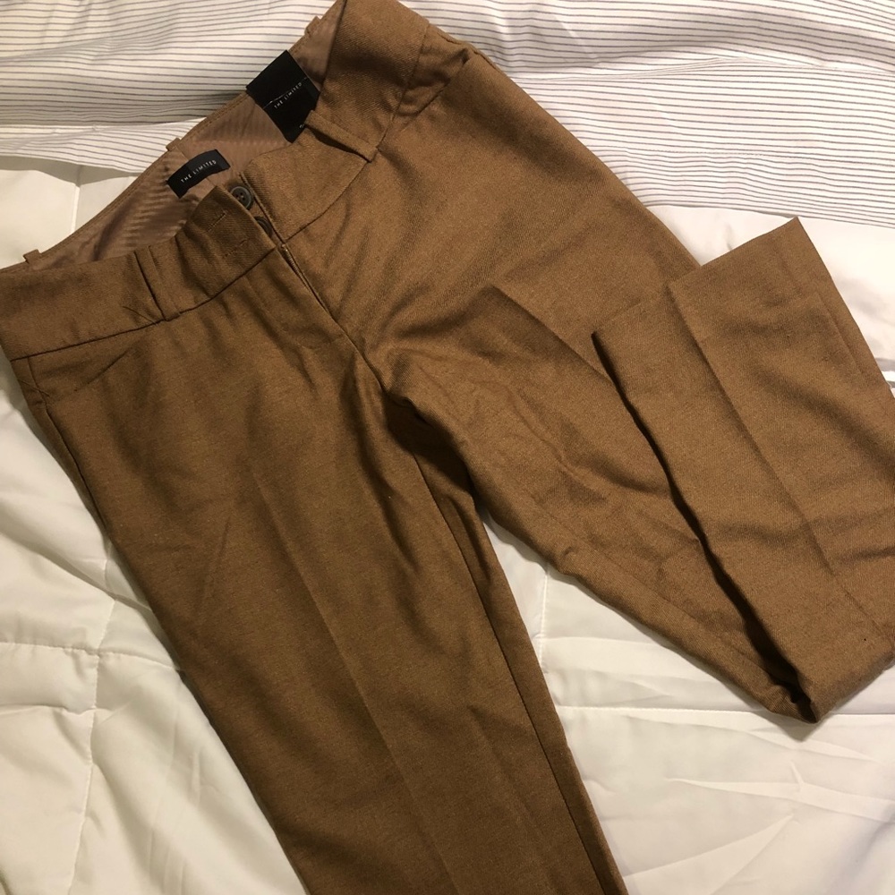 The Limited Brown Pencil Pant - size 0 NWT